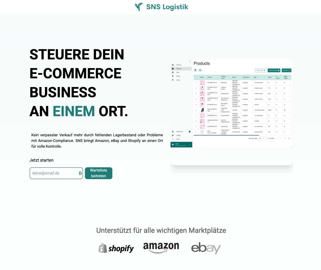 HelpMeSell Landing Page - SaaS for Multichannel E-commerce